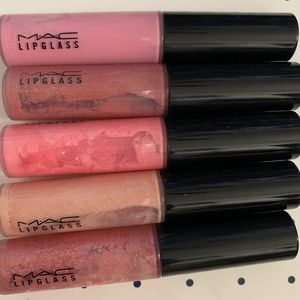 MAC Lipglass x5